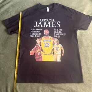 American Apparel Black LeBron James Graphic Tee